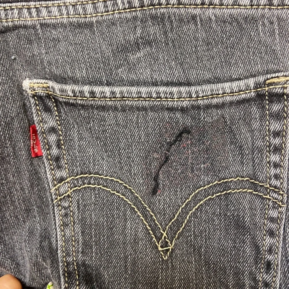 VTG Levi's 510 Jeans Boys 18 Reg 29x29 Gray Denim Cotton Stretch Super Skinny